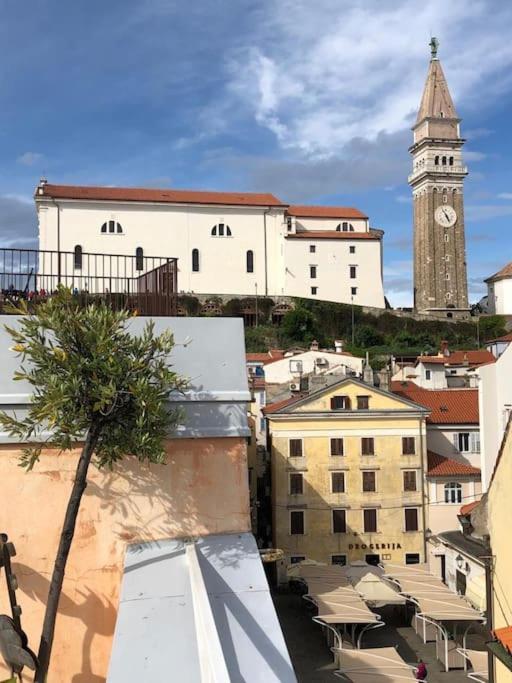 Ferienwohnung Tartini - Private Roof Terrace - Self Check-In Piran Exterior foto